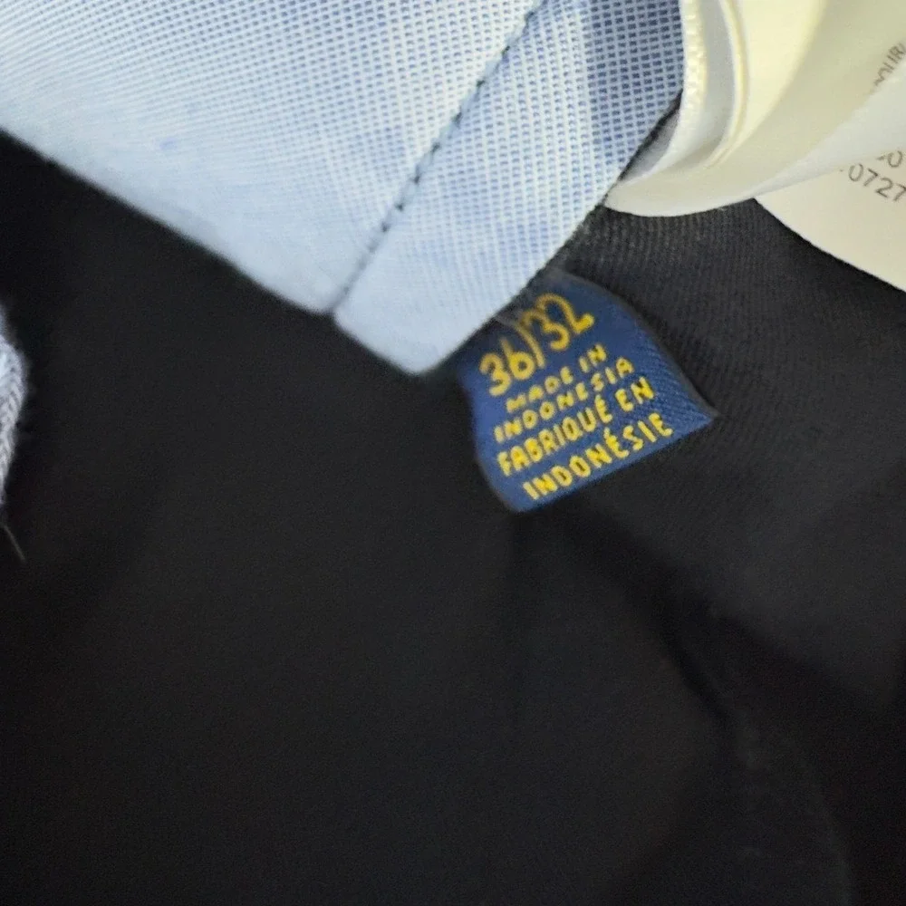 Polo Ralph‎ Lauren Chino Stretch Classic Pants 36x32 Navy Blue